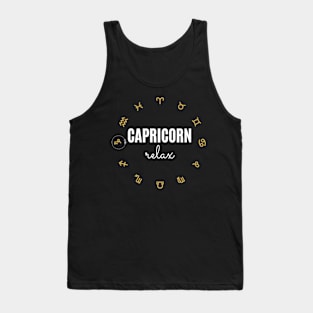 Capricorn Zodiac Horoscope Tank Top